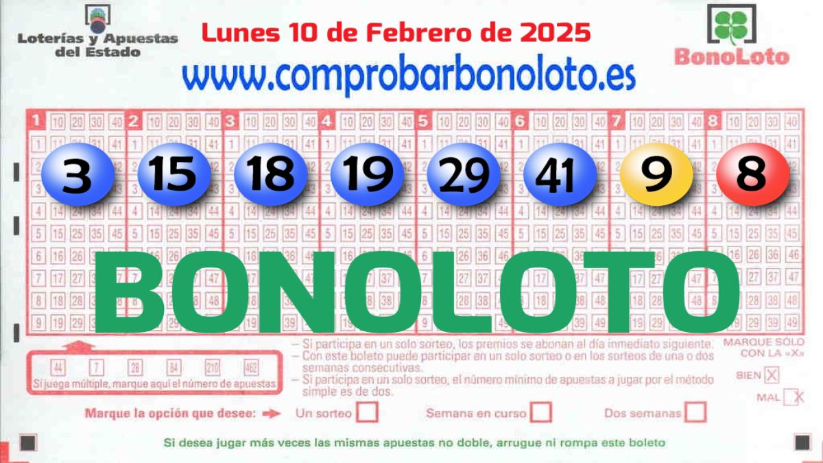 Comprobar Bonoloto De Hoy Lunes De Febrero De